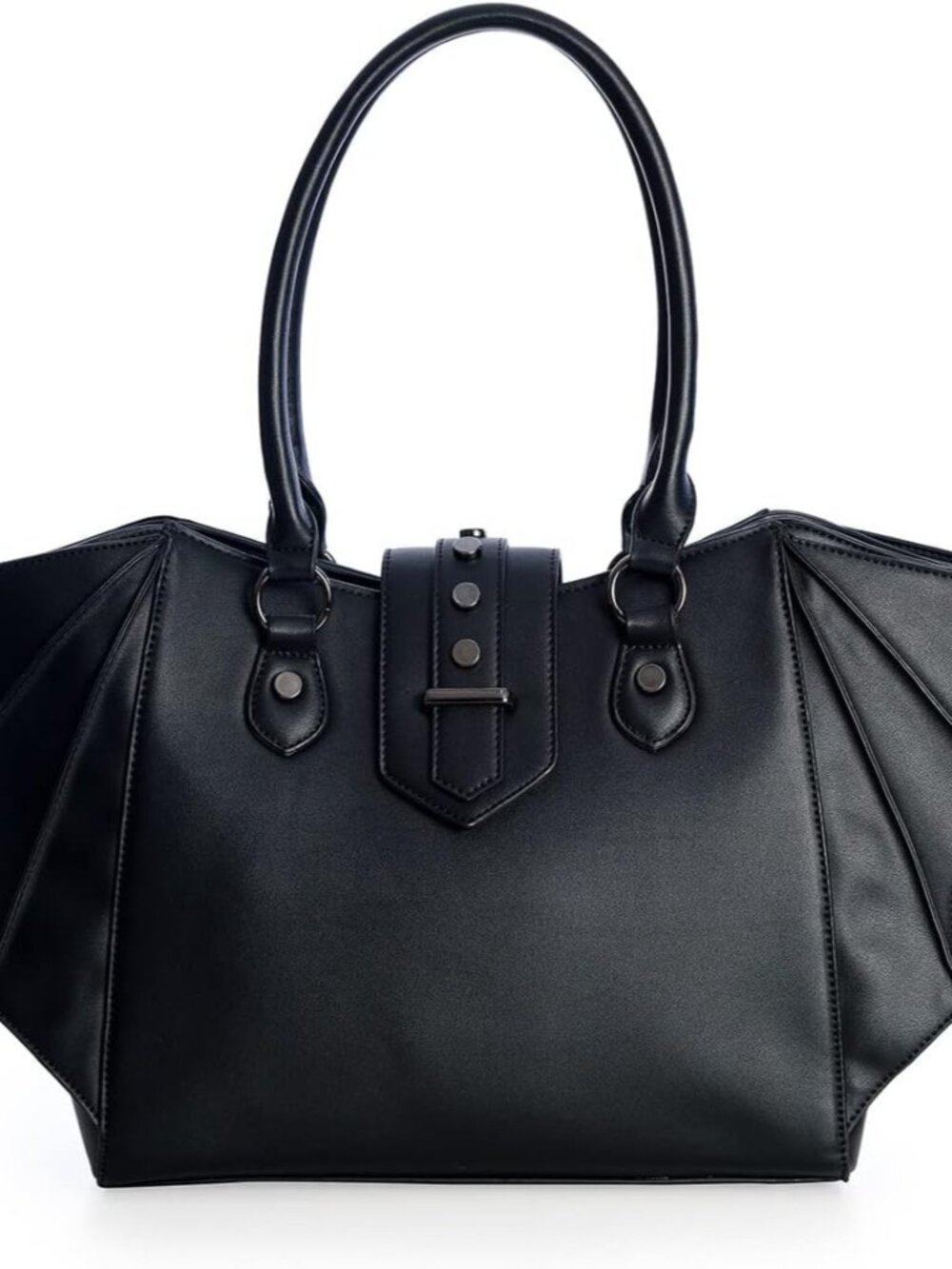 Women's Gothic Annabelle Bat Handbag Winged Crossbody Purse Black Shoulder Bag